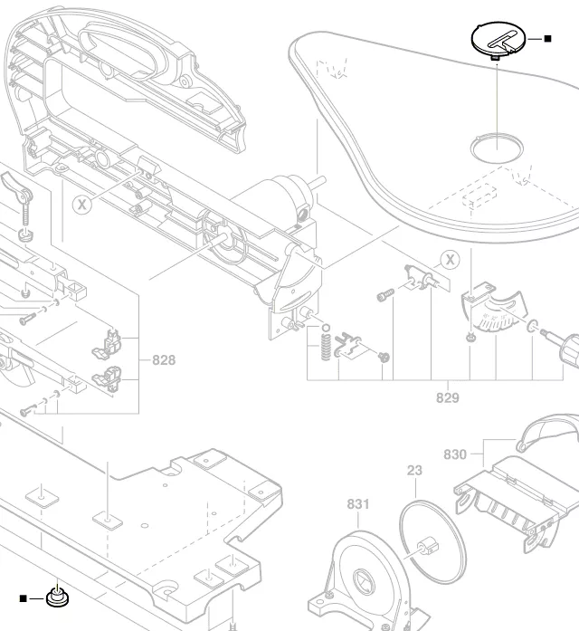 Jeu de rechange 826 pour scie DREMEL 1800